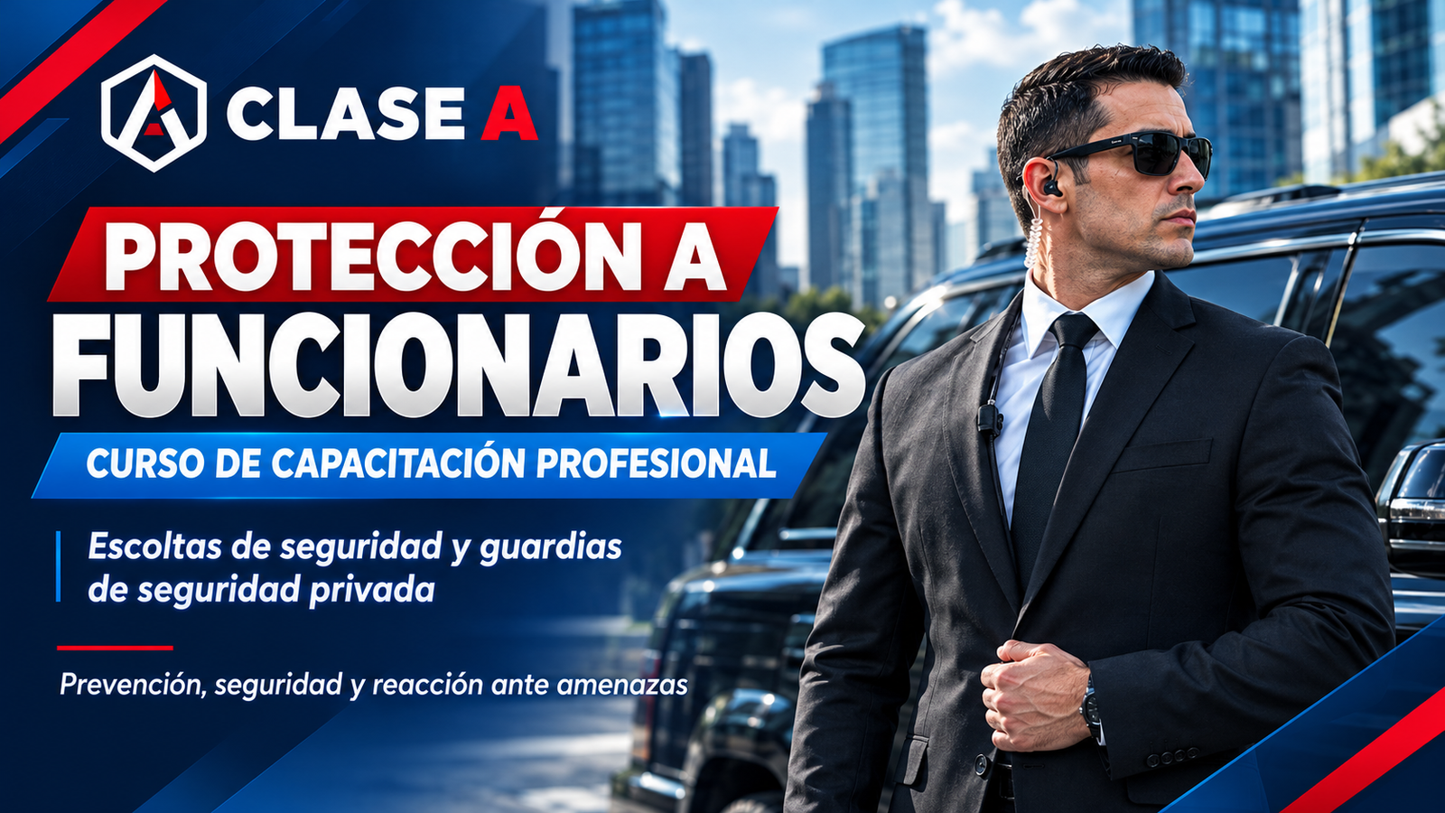 Curso profesional de protección ejecutiva